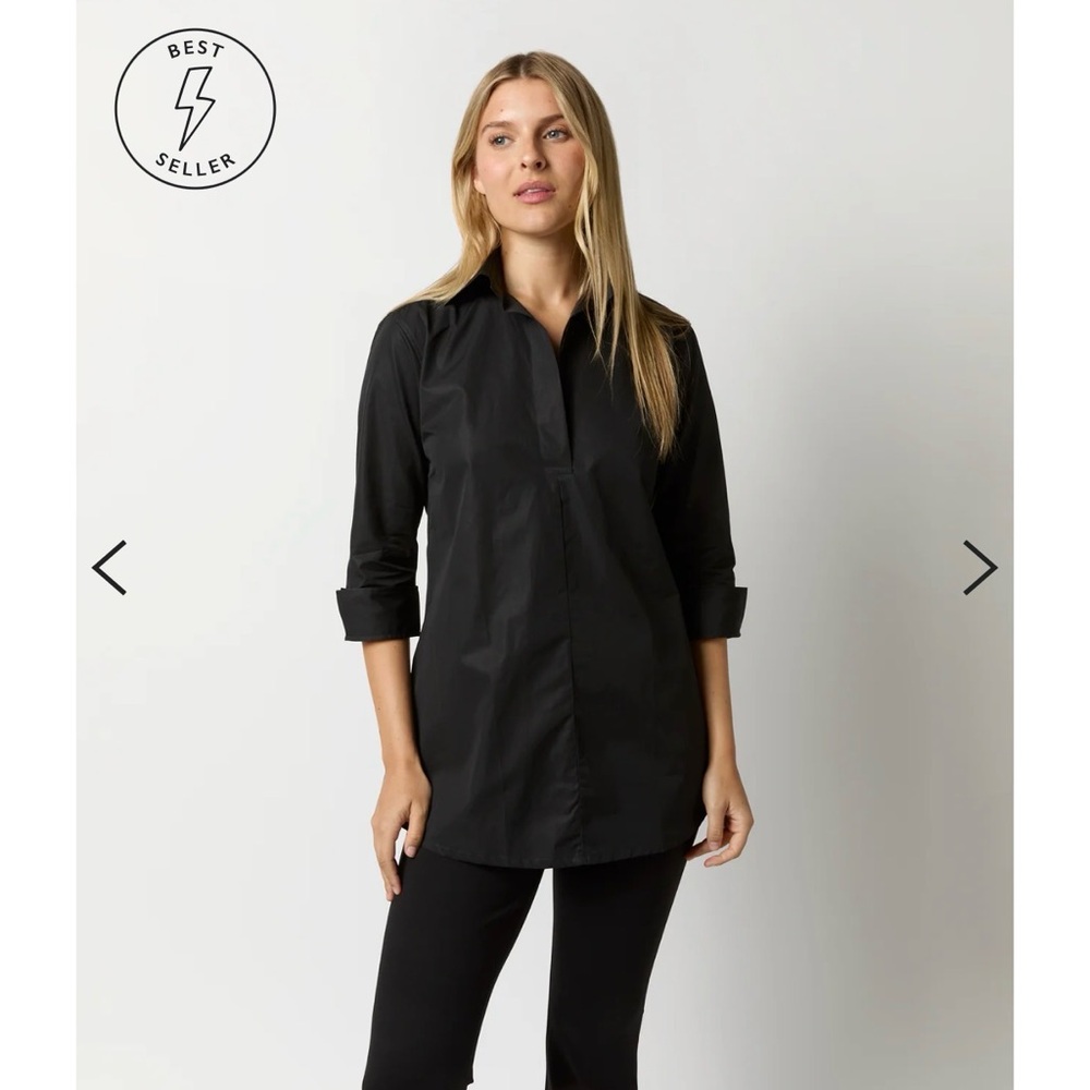 Designer Tunic in Black by Ann Mashburn